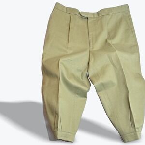 Vintage Hucklecote Pants British Country‎ Knickers Size 38 Olive Tweed Style